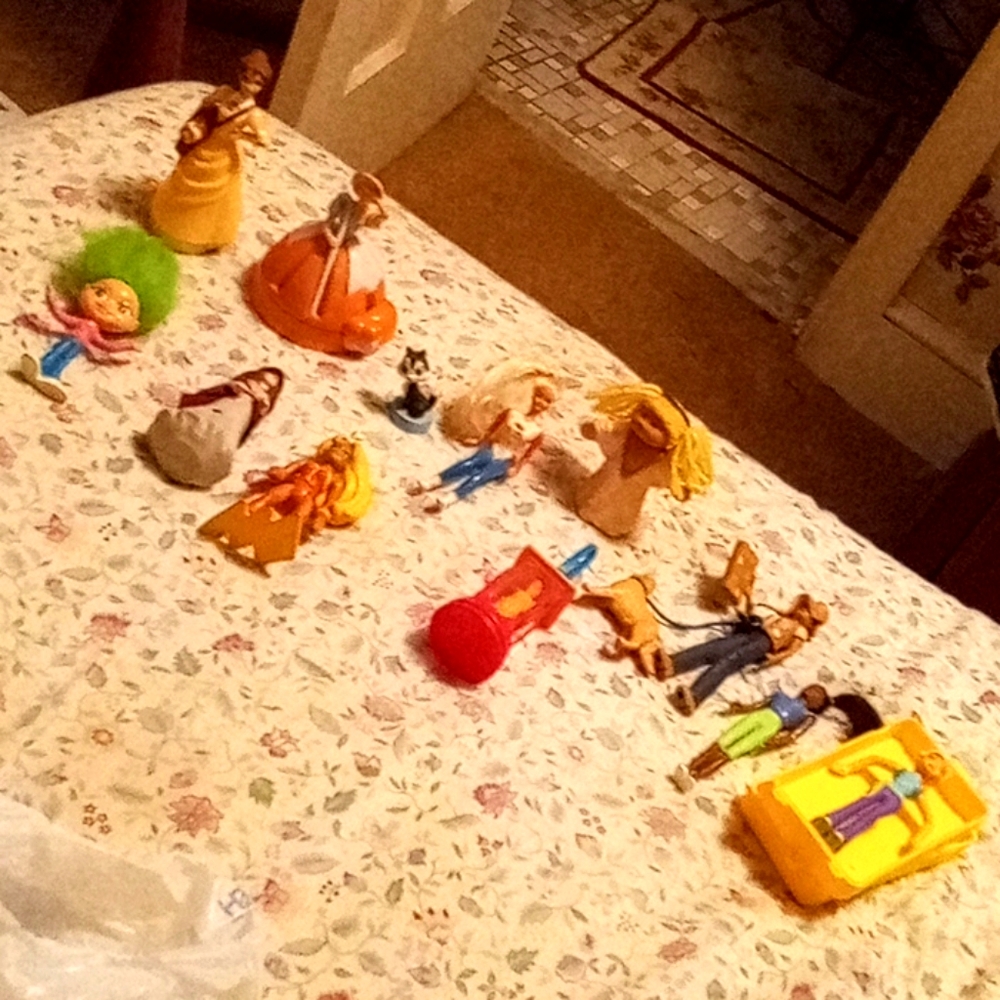 Vintage 1990s happy meal toys